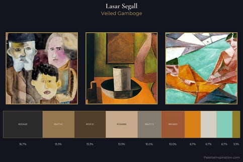 Lasar Segall Master Palette