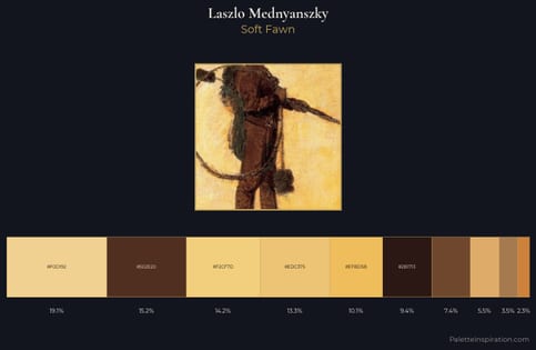 Laszlo Mednyanszky Palette 3 - Soft Fawn