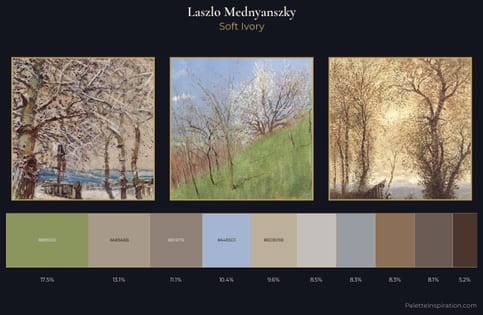 Laszlo Mednyanszky Palette 4 - Soft Ivory