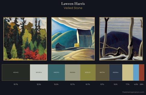 Lawren Harris Palette 3