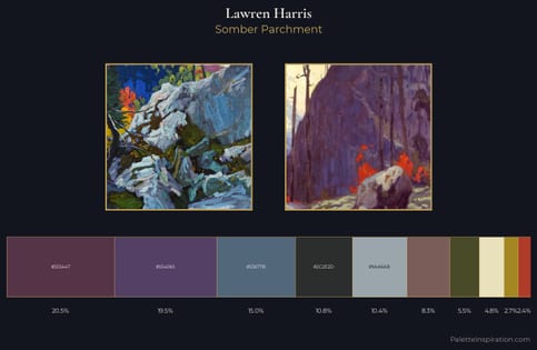 Lawren Harris Palette 4
