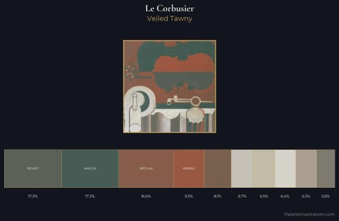 Le Corbusier Palette 4 - Veiled Tawny