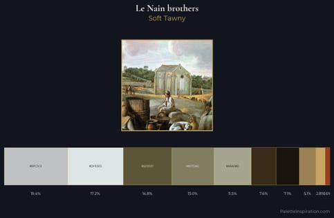 Le Nain brothers Palette 2 - Soft Tawny