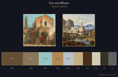 Leo von Klenze Palette 1 - Veiled Tawny