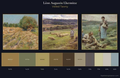 Léon Augustin Lhermitte Palette 3