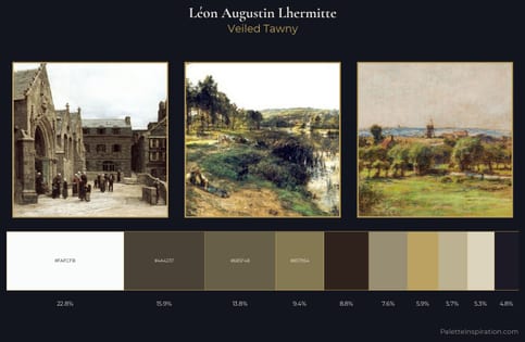 Léon Augustin Lhermitte Palette 5