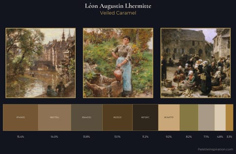 Léon Augustin Lhermitte Palette 8