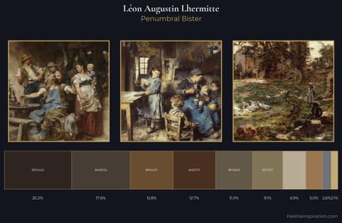 Léon Augustin Lhermitte Palette 11
