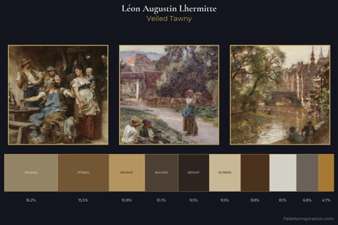 Léon Augustin Lhermitte Master Palette