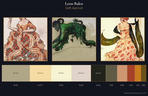 Leon Bakst Palette 3 - Soft Apricot