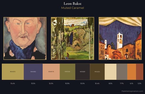 Leon Bakst Palette 8 - Muted Caramel