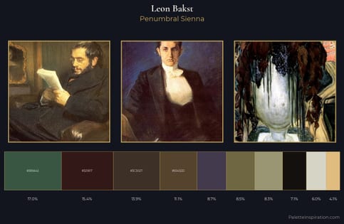 Leon Bakst Palette 11 - Penumbral Sienna