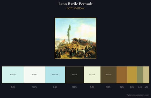 Léon Bazile Perrault Palette 1