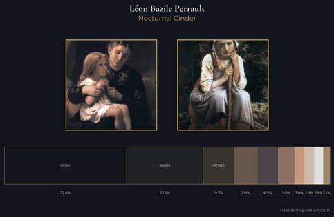 Léon Bazile Perrault Palette 6