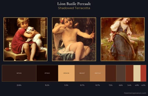 Léon Bazile Perrault Palette 8