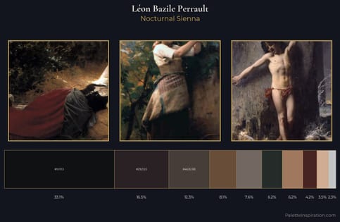 Léon Bazile Perrault Palette 9