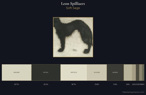 Leon Spilliaert Palette 2 - Soft Sage