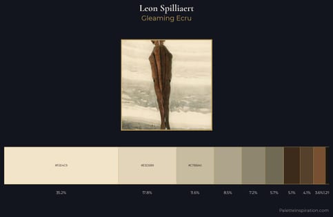 Leon Spilliaert Palette 3 - Gleaming Ecru