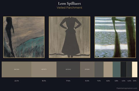Leon Spilliaert Palette 4 - Veiled Parchment