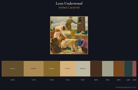 Leon Underwood Palette 2 - Veiled Caramel