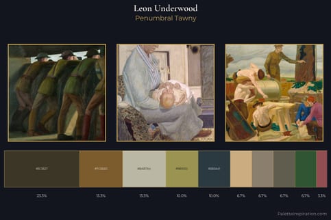 Leon Underwood Master Palette - Penumbral Tawny
