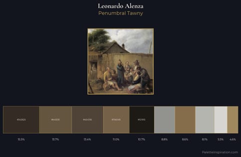 Leonardo Alenza Palette 1 - Penumbral Tawny