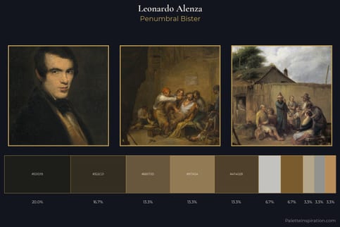 Leonardo Alenza Master Palette - Penumbral Bister