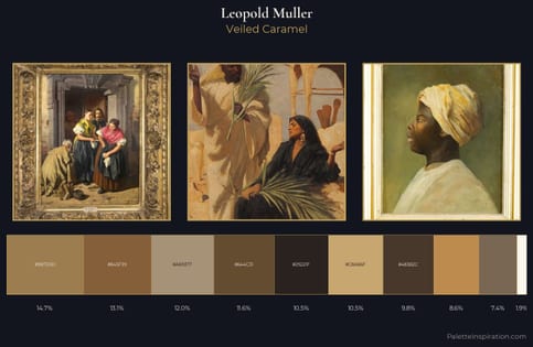 Leopold Muller Palette 1 - Veiled Caramel