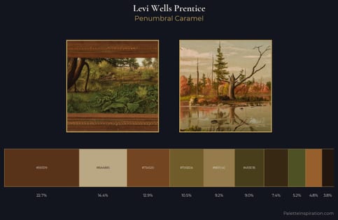 Levi Wells Prentice Palette 5 - Penumbral Caramel