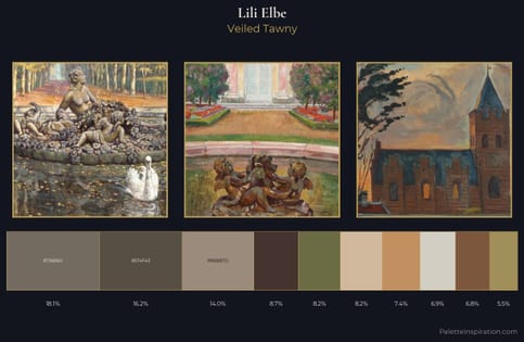 Lili Elbe Palette 3 - Veiled Tawny