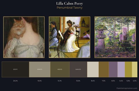 Lilla Cabot Perry Palette 7 - Penumbral Tawny