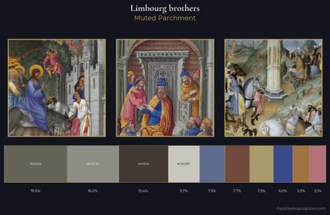 Limbourg brothers Palette 9