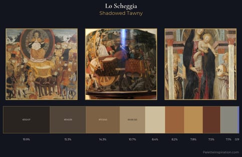 Lo Scheggia Palette 2 - Shadowed Tawny