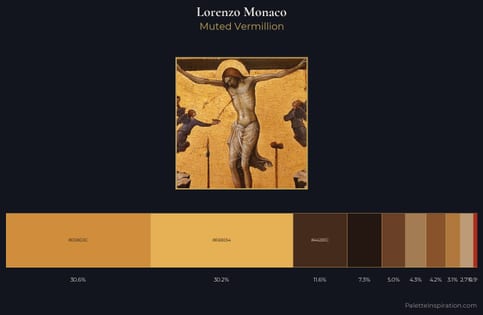 Lorenzo Monaco Palette 4 - Muted Vermillion