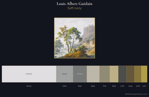 Louis Albert Guislain Palette 1 - Soft Ivory