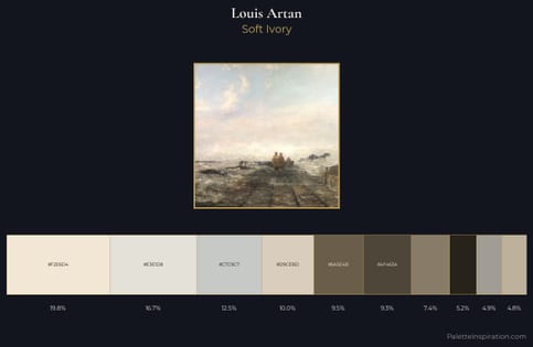Louis Artan Palette 1 - Soft Ivory