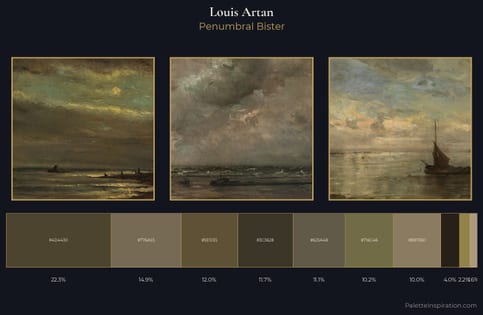 Louis Artan Palette 4 - Penumbral Bister