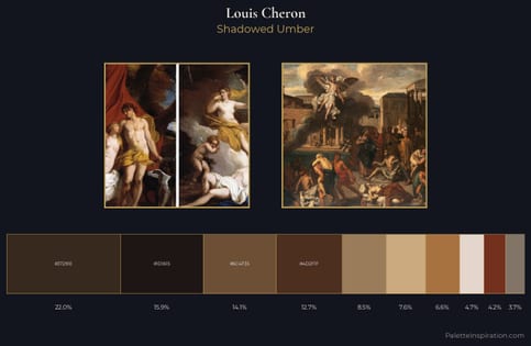 Louis Cheron Palette 2 - Shadowed Umber