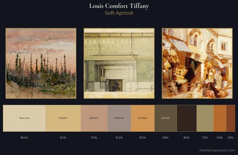 Louis Comfort Tiffany Palette 1