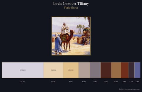 Louis Comfort Tiffany Palette 2 - Pale Ecru