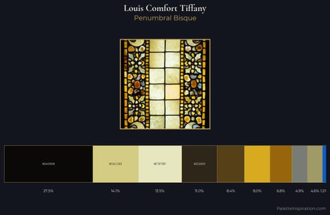 Louis Comfort Tiffany Palette 6