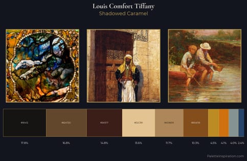 Louis Comfort Tiffany Palette 11 - Shadowed Caramel