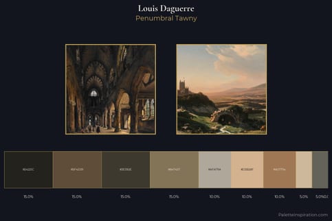 Louis Daguerre Master Palette