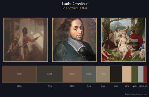 Louis Devedeux Palette 5 - Shadowed Bister