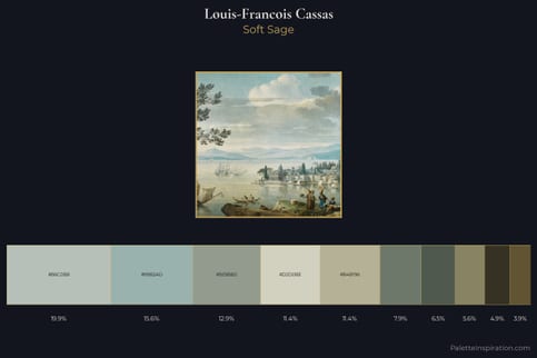 Louis-Francois Cassas Master Palette - Soft Sage