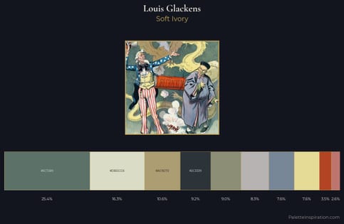 Louis Glackens Palette 2 - Soft Ivory