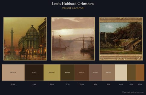 Louis Hubbard Grimshaw Palette 2 - Veiled Caramel