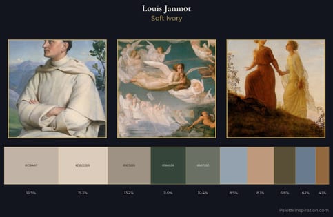 Louis Janmot Palette 1 - Soft Ivory
