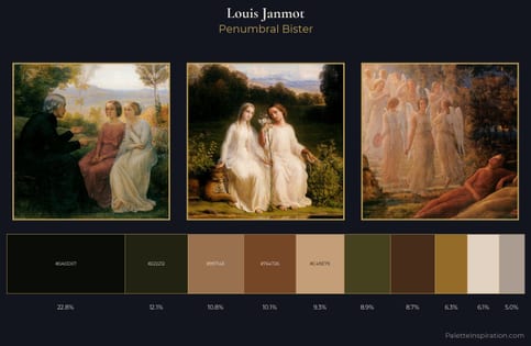 Louis Janmot Palette 3 - Penumbral Bister