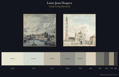 Louis-Jean Desprez Palette 1